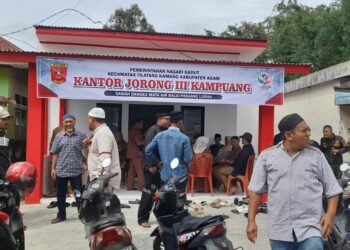 Miliki Kantor Baru, Wali Nagari Gadut Minta Wali Jorong III Kampuang Tingkatkan Layanan