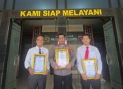 Ungkap Kasus Curanmor, Kapolsek Sutera dan Jajaran Terima Penghargaan dari Kapolres Pessel