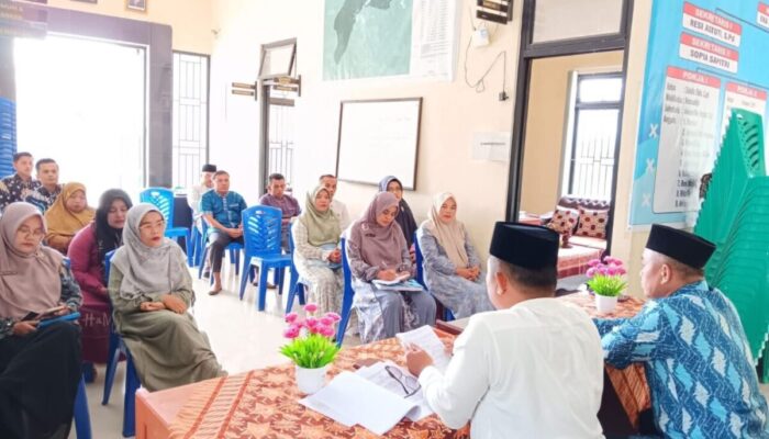 Pemerintahan Nagari Simpang Utara Pasaman Awali Pekan dengan Tausyiah dan Rakor Pekanan