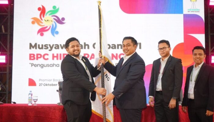 Sah, Wendoky Putra Basko Resmi Pimpin BPC HIPMI Kota Padang