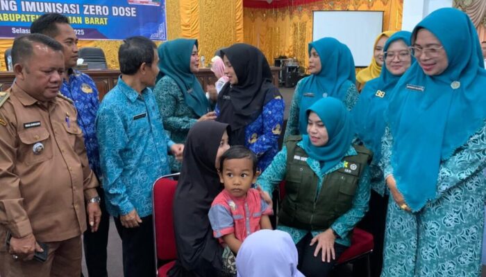 2.214 Anak Sasaran Imunisasi Zero Dose di Pasbar Belum Tercapai Maksimal