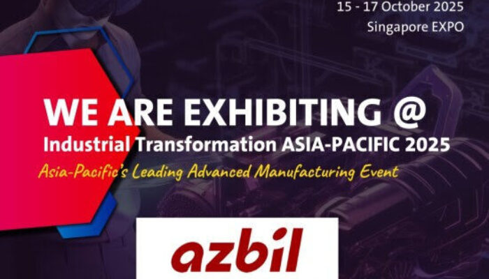 Azbil akan Mempersembahkan Solusi Berbasis Data di Industrial Transformation ASIA-PACIFIC 2025
