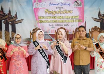 Pengukuhan Bunda PAUD Kecamatan Koto Parik Gadang Diateh, Kamis (16/10/2025). IST