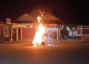 Motor Terbakar Saat Dikendarai di Surantih, Pengendara Selamat