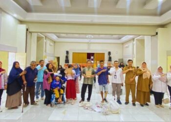 Dinas Sosial Padang Salurkan Bantuan dari Kemensos RI kepada 27 Penyandang Disabilitas (Dok: Ist)