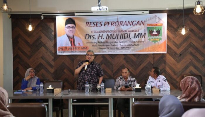 Serap Aspirasi Warga Kota Padang, Ketua DPRD Sumbar Komitmen Perkuat Anggaran Penanganan Banjir