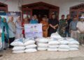 Bupati Yulianto dan Wabup M. Ihpan Salurkan 7,8 Ton Beras ke Lima Titik Daerah Krisis Bencana Pasbar