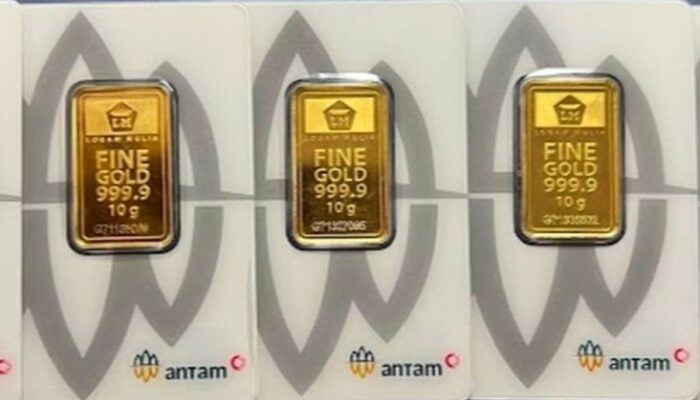 Harga Emas Antam Turun Jadi Rp2,23 Juta per Gram