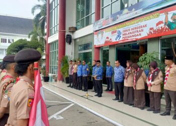Wabup Pessel Lepas Kontingen Pramuka ke Raimuna Daerah VII Sumbar