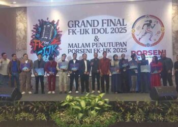Malam Puncak Porseni FK-IJK Sumbar, Asep dan Tasya Dinobatkan  sebagai FK-IJK Idol 2025