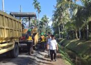 Pengerjaan Jalan Simpang Bascame–Kampung Paraman Nagari Anam Koto Selatan Ditinjau