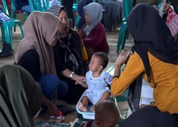 Sumbangsih Telkom Cegah Stunting lewat Aplikasi di Desa Domiyang Pekalongan