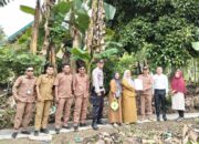 ‎Camat VII Koto Tinjau Pembangunan Irigasi di Nagari Sungai Sariak