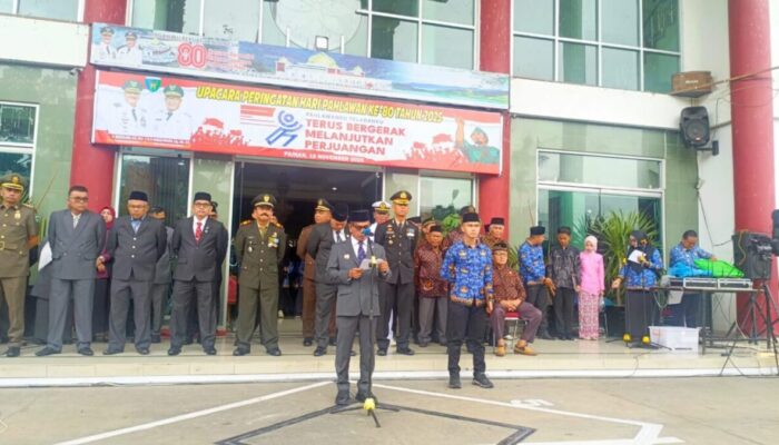 Peringati Hari Pahlawan ke-80, Wabup Risnaldi Ajak ASN dan Masyarakat Kobarkan Semangat Perjuangan