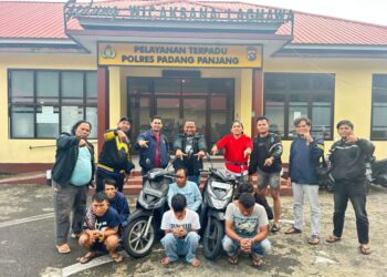 Tim Macan Marapi dan Polsek X Koto Berhasil Ringkus Geng Curanmor