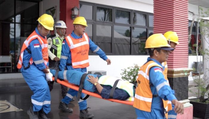 Pertamina Sumbagut Laksanakan Simulasi Penanggulangan Keadaan Darurat