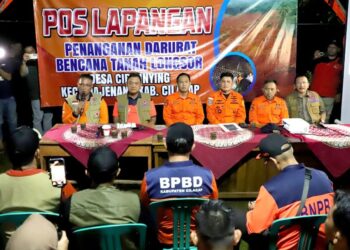 BNPB Pastikan Semua Komponen Bergerak Bersama dalam Penanganan Darurat Tanah Longsor Cilacap