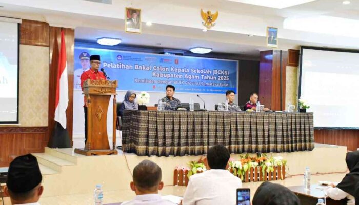 Agam Siapkan Pemimpin Sekolah Berkualitas, 68 Guru Ikuti Pelatihan BCKS 2025