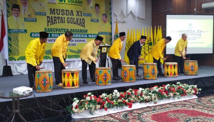Golkar Pasaman Gelar MUSDA XI, Tekankan Konsolidasi untuk Kembalikan Kejayaan Partai