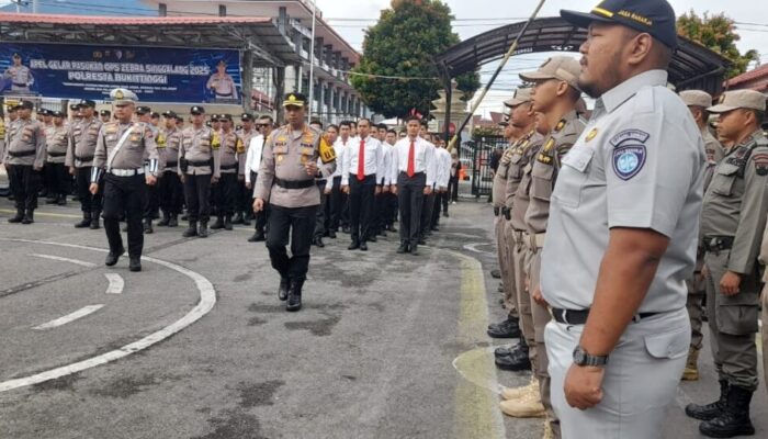 Operasi Zebra Singgalang 2025, Polresta Bukittinggi Kerahkan 115 Personel