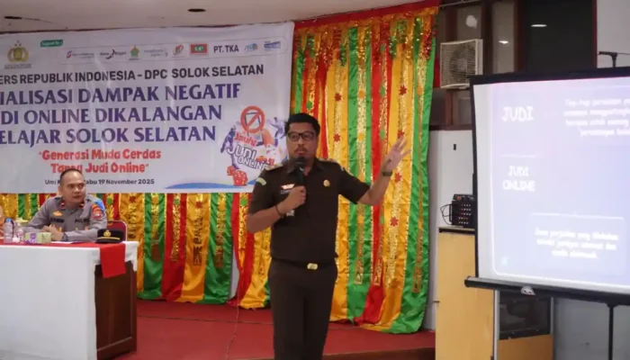 Kasi Intel Kejari Solsel Ungkap Ratusan Ribu Pelajar Terlibat Judol, Perputaran Uang Tembus Ratusan Triliun