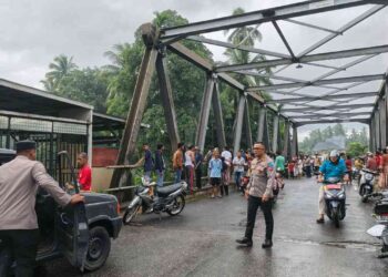 Pencarian Warga Hilang Terseret Arus saat Menyeberangkan Sapi di Lubuk Basung Terus Berlanjut