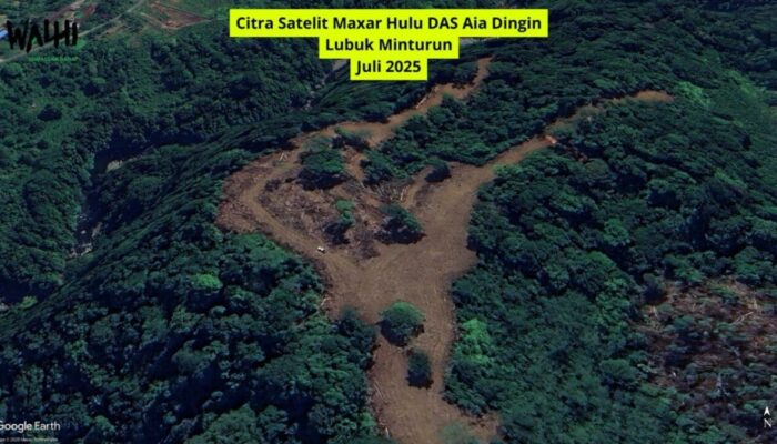 Bukti Satelit Tak Terbantahkan: Pembalakan di Bukit Barisan Jadi Biang Galodo
