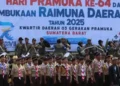 Personil Satpol PP Padang Amankan Kegiatan Hari Pramuka