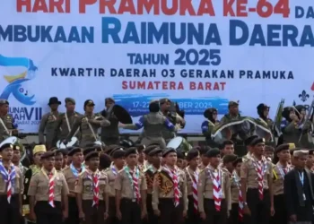 Personil Satpol PP Padang Amankan Kegiatan Hari Pramuka