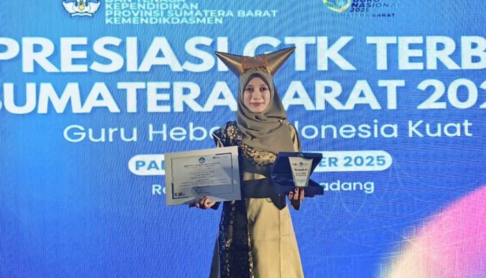 Guru BK SMKN 1 Padang Laweh Raih Terbaik 3 Guru SMK Transformatif Sumbar 2025