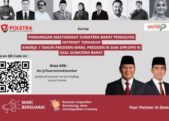 POLSTRA Ajak Warga Sumbar Nilai Kinerja Presiden dan Wakil Rakyat Daerah