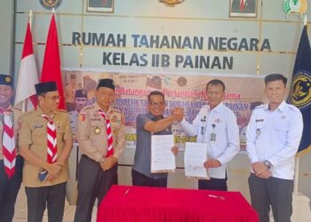 Rutan Painan dan Kwarcab Gerakan Pramuka Pessel Bentuk Gugus Depan bagi Warga Binaan