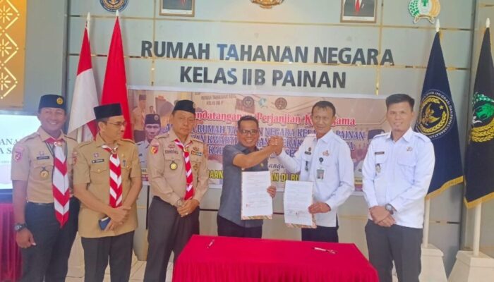 Rutan Painan dan Kwarcab Gerakan Pramuka Pessel Bentuk Gugus Depan bagi Warga Binaan
