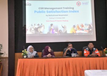 Pastikan Program CSR Tepat Sasaran, PT Semen Padang Latih LCO Ukur Kepuasan Masyarakat