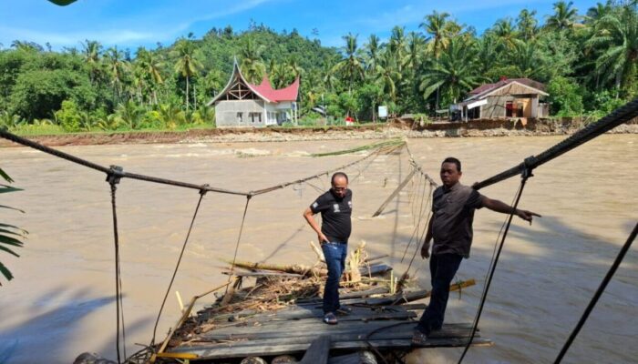 Warga Pelangai Gadang Kecewa, Janji Pembangunan Jembatan Gantung Tak Kunjung Terwujud