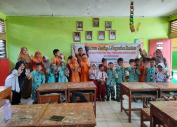 Atasi Traumatik Anak Korban Banjir, Pemko Padang Lakukan Trauma Healing di Koto Tangah