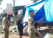 Berjualan di Area Fasum, PKL di Alang Laweh Ditertibkan Satpol PP Padang