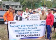 BRI Payakumbuh Salurkan Bantuan Bencana di Gunuang Omeh dan Bukik Barisan