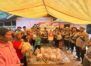 Kapolres Pessel Salurkan Bantuan Tantya Sudhirajati, Sisipkan Imbauan Humanis di Bayang Utara