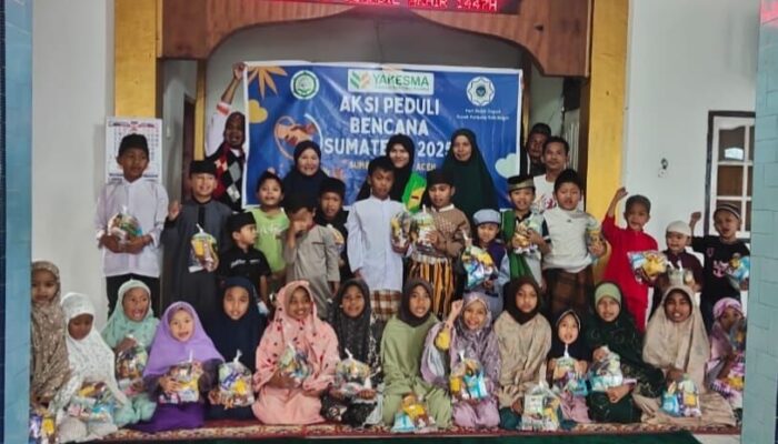RTQ Az Zikra Solsel dan Yakesma Salurkan Bantuan untuk Santri dan Guru Mengaji Korban Bencana di Lolo