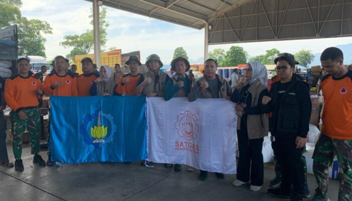 Pospenas Lanud Sultan Iskandar Muda Terima Dukungan Logistik 7 Ton dari Ikatan Alumni ITS