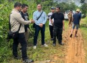 Panitia Ajudikasi PTSL Padang Pariaman Tinjau Lapangan di Nagari Lubuk Alung