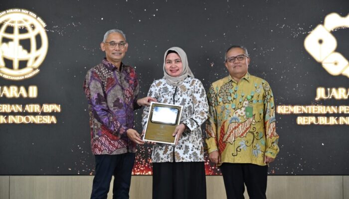 ATR/BPN Terima Anugerah Reksa Bandha 2025 Kategori Pelaporan Barang Milik Negara
