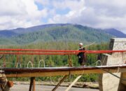 Upaya Sinergi Pentahelix Berhasil Bangun Jembatan Sementara di Gayo Lues