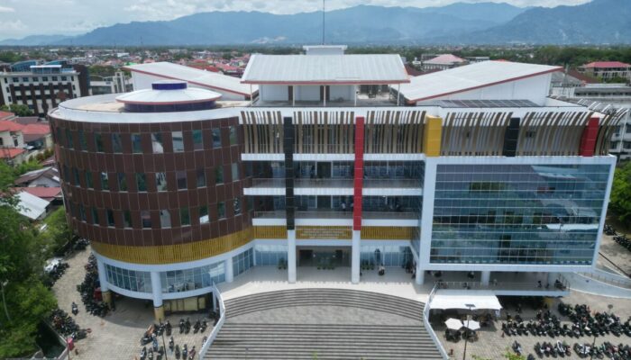 Dibalik Megahnya Gedung Perpustakaan 7 Lantai UNP, Inovasi Pondasi KJRB Untuk Sumbar yang Rawan Gempa