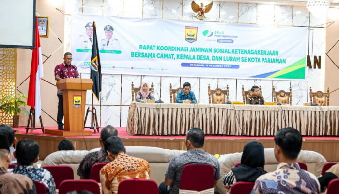 Cakupan Perlindungan Masih 37 Persen ; Perangkat Desa Jadi Fokus Perluasan Jamsostek di Pariaman