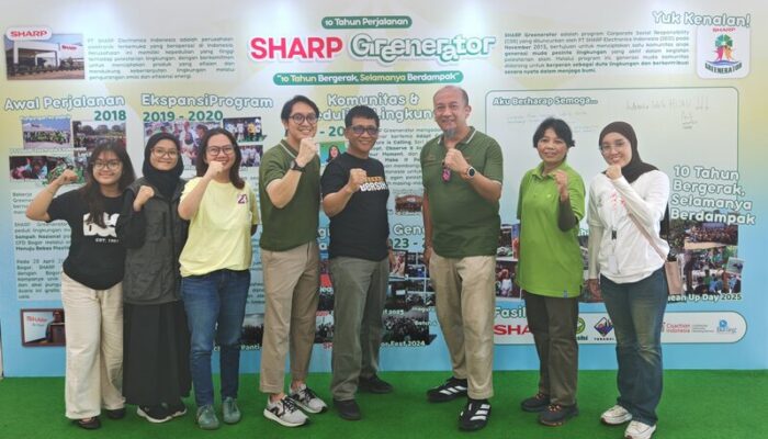Genap 10 Tahun Sharp Greenerator Gerakkan Generasi Peduli Bumi Ciptakan Aksi Hijau Berkelanjutan