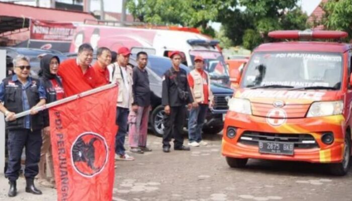 Hadapi Bencana Hidrometeorologi, PDI Perjuangan Turunkan Relawan Medis