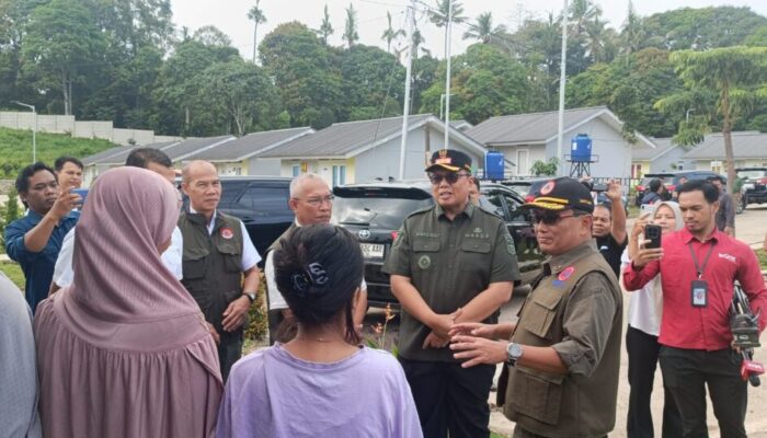 Sestama BNPB Tinjau Lokasi Huntap dan Huntara di Tanah Datar