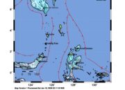Gempa Bumi Magnitudo 7,1 Guncang Kabupaten Kepulauan Talaud, Sulawesi Utara